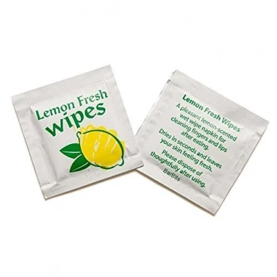 Image of 300 Individual Preema Lemon Scented Wet Wipes