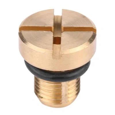 Image of E46 bleed Screw + Coolant Expansion Tank Bleeder Drain Radiator and Rubber O ring Solid Billet Brass for E30 E36 E31 E34 E39 E38