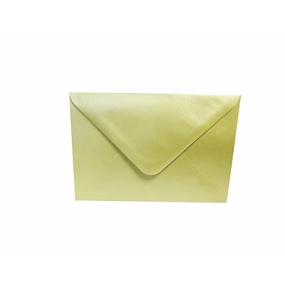 Image of Craft UK 2407 C6 Soft Lemon Centura Pearl Envelopes (50 Pack)