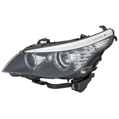 Image of E12306, E12307 Headlights HELLA 1LL 164 909 001 BMW: 5 Saloon, Touring