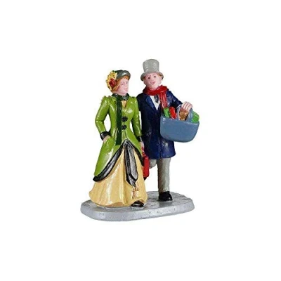 Image of Lemax Christmas Village Vintage Shopping Spree 02930