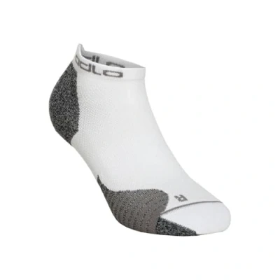 Image of Odlo Unisex Short Running Socks CERAMICOOL RUN, white, 36 38