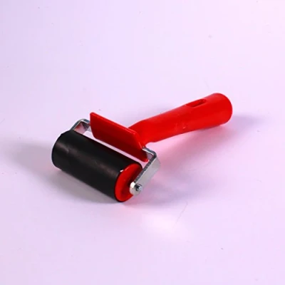 Image of Rubber Brayer Lino Roller with Handles Linoleum Printing &amp; Inking Wide 6cm by BCreative ®