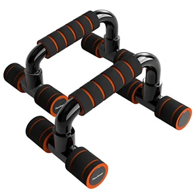 Image of READAEER Pushup Bars Stands Handles Set for Men and Women Workout (Orange)