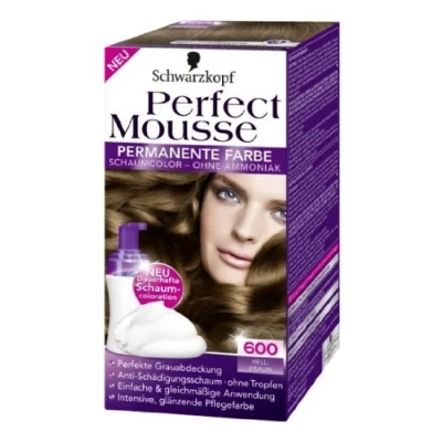 Image of Schwarzkopf Perfect Mousse 600 Light Brown