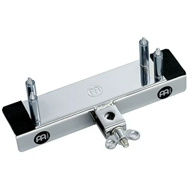Image of Meinl Percussion Tambourine Holder Accessory Mount for With Rubber Padding Steel, Chrome Plated (MC TH)