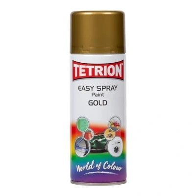 Image of Tetrion Easy Spray Paint, Gold, 400 ml