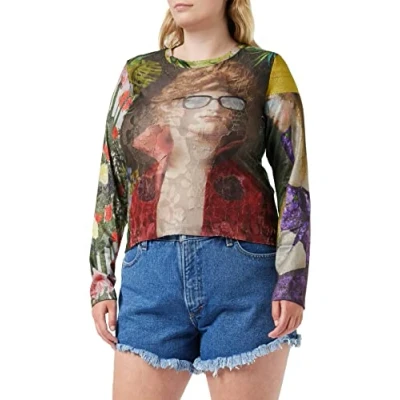 Image of Desigual Mirna Top 22SWTKB9 SS22 New Season Green