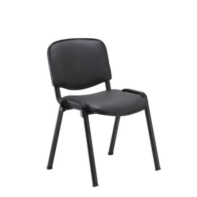 Image of Club Stacking Chair Fabric Black Frame CH0500BK