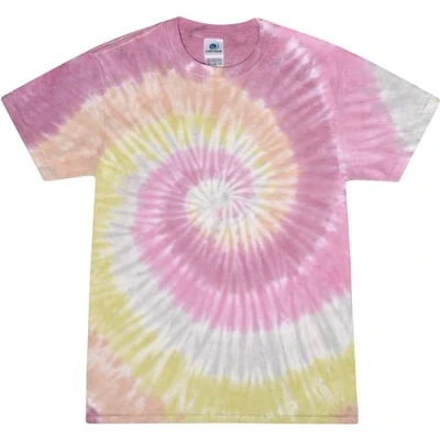 Image of Colortone Tie dye Shirt Desert Rose S