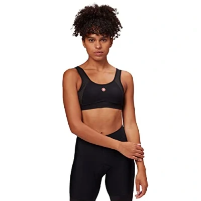 Image of CASTELLI 4518550 ROSSO CORSA bra Women&#039;s Sports Black White L