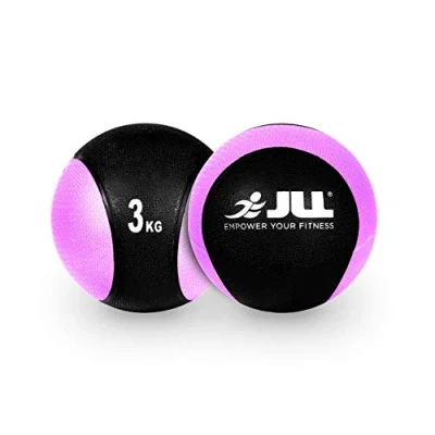 Image of JLL® Medicine Balls 1 10kg, Heavy Duty Rubber, Colour Coded Weights For Weight Training, Exercise, Fitness, MMA, Boxing (3)