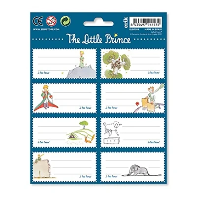 Image of Grupo Erik The Little Prince Stickers Sticky Labels Food Self Adhesive Gift Tag School