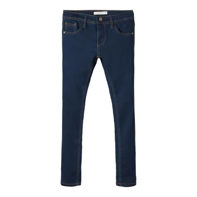 Image of Name it Nkmrobin PANT Slim fit jeans for kids, Size: 1.5 2y, Blue denim