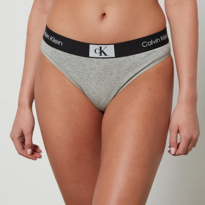 Image of Calvin Klein Underwear Modern Briefs, Women&#039;s, Size: Medium, Grey heather