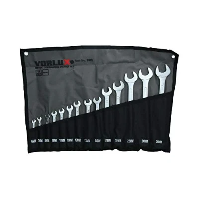 Image of 14pc Metric MM Combination Spanner Spanners Wrench Set 14pcs 6mm to 26mm