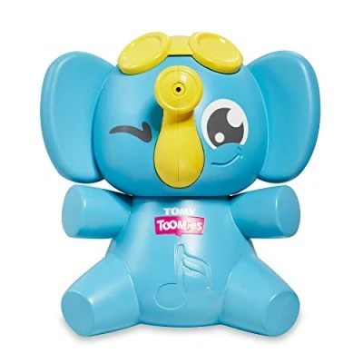 Image of TOMY Toomies E72815C Sing &amp; Squirt Squeezable Elephant Bath, Educational Musical Water Play, Sensory Toy for Boys and Girls, Suitable Babies Toddlers from 18 Months +, Multicoloured