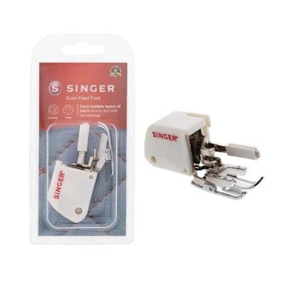 Image of SINGER Even Feed Walking Presser Foot Ideal for Quilting, Sewing Multiple Layers &amp; Matching Patterns Compatible with CA, CB, EA, MA, MB Series Machines