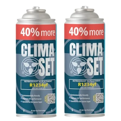 Image of ClimaSet R1234yf Air conditioning refill 2x235 g Car gas cartridge ECO