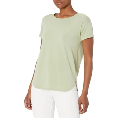 Image of Amazon Essentials Women&#039;s Studio Relaxed Fit Lightweight Crew Neck T Shirt (Available in Plus Size), Light Green, XXL