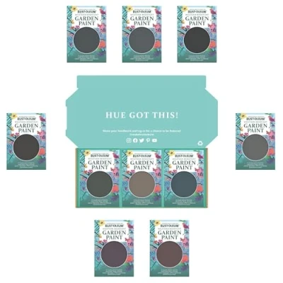 Image of Rust Oleum Garden Paint in Gloss Finish Moody Darks Tester Box