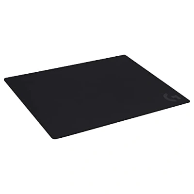 Image of Logitech G G640 Large Cloth Gaming Mouse Pad, Optimised for Sensors, Moderate Surface Friction, Non Slip Mat, Mac and PC Accessories, 460 x 400 3 mm