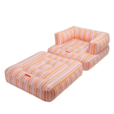 Image of Flamingueo Pool Float Inflatable Lounger, Chair, Inflatable, Swimming Accessories, Floats Adult (45 x 180 90 cm)