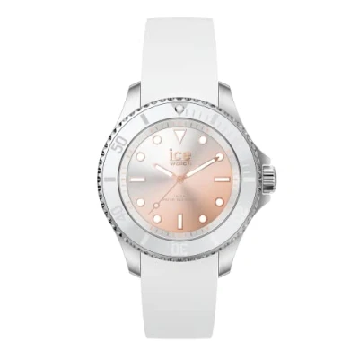 Image of Ice WATCH Steel Sunset Pink Women&#039;s Wristwatch With Silicon Strap 020369 (Small)