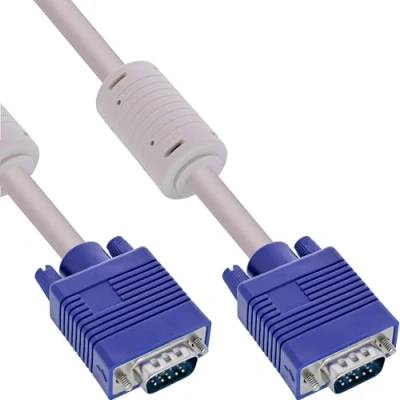 Image of InLine® S VGA cable, InLine®, beige, 15HD M/M, 0.3m