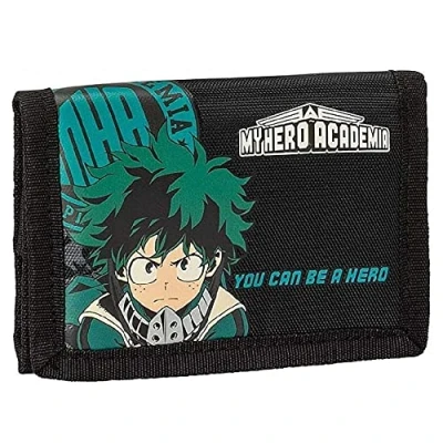 Image of My Hero Academia Comix Anime Wallet, Black, Casual