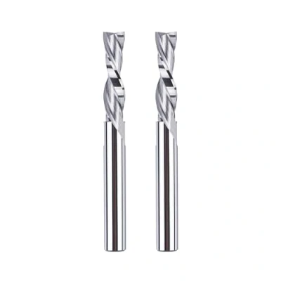 Image of SpeTool Spiral Cutter 6 mm Shank Downcut 24 Cutting Length CNC Milling Set Groove Solid Carbide End Mill for Router Slot Wood Bits 2 Flutes
