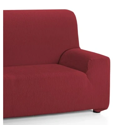 Image of Martina Home Sofa Cover Elastic Model Emilia 2 Seats burgundy