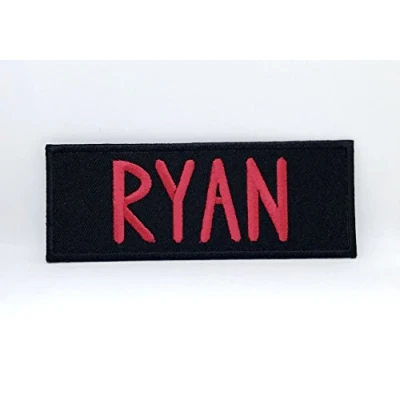 Image of Ghostbusters Team Member Names Iron Sew on Embroidered Patch Ryan