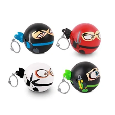 Image of fart Ninja Grenade Key ring, with 10 hilarious sounds, 4 to collect. For ages 3+ Assorted Design