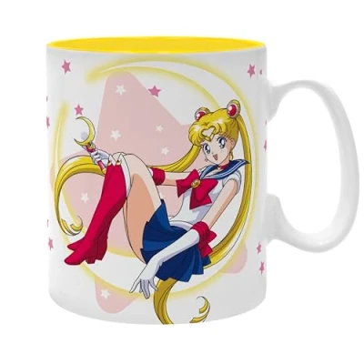 Image of ABYSTYLE Sailor Moon Ceramic Novelty Coffee &amp; Tea 460ml / 16.2oz Mug Merchandise Gifts