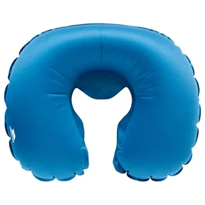 Image of Trespass Unisex Inflight Neck Travelling Pillow, Blue, One Size UK