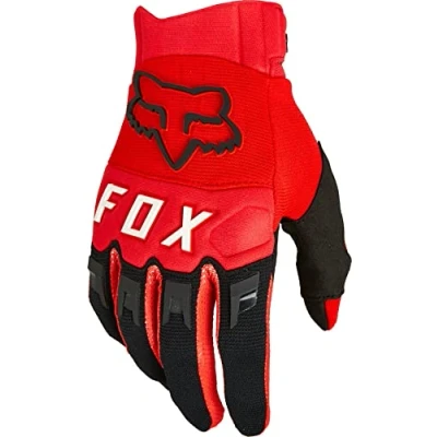 Image of Dirtpaw Gloves Fluo Red XXL