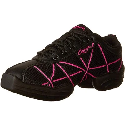 Image of Capezio Web Dansneaker Dance Shoes, Professional Shoe For Many Disciplines, Breathable Ladies Shoes Performances &amp; Practice, Comfortable Trainers Women Hot Pink, Size 9