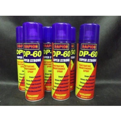 Image of 6 x 250ml DP 60 Penetrating Maintenance Spray loosens protects frees sticky bits