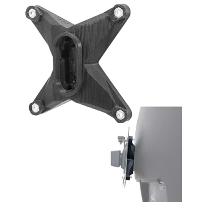 Image of 3IDEE VESA Adapter compatible with MSI Optix (G241, G241VC, MAG341CQ, G27C, G27C4, G27CQ4, G27C2, AG32C, AG32CQ) screw set included 75x75mm (Black) 1 Pack
