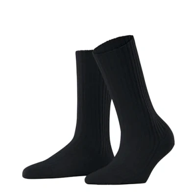 Image of FALKE Women&#039;s Cosy Wool Boot W SO Viscose Cashmere Plain 1 Pair Socks, Blue (Dark Navy 6375) new eco friendly, 2.5 5