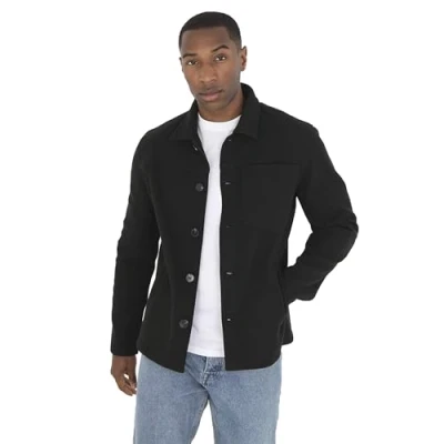 Image of Brave Soul Linton Summer jacket, Men&#039;s, Size: Large, Black