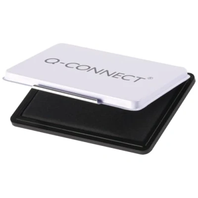 Image of Q Connect Large Stamp Pad Black KF15440