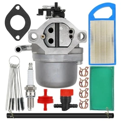 Image of Carbpro 593432 Carburetor Carb for Briggs &amp; Stratton 794653 791266 210000 280000 Engine with Gasket Fuel Line