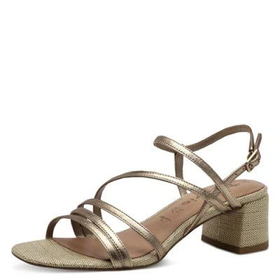 Image of Tamaris Women&#039;s 1 28211 42 Sandal, Bronce, 4 UK