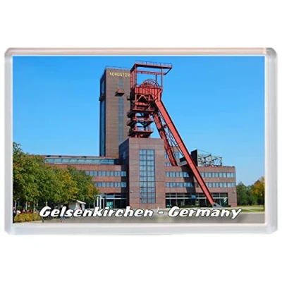 Image of Gelsenkirchen Germany 96 x 67mm Jumbo Fridge Magnet/Magnets BBSFHM609
