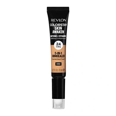 Image of Revlon ColorStay Skin Awaken 5 in 1 Concealer 24HR Wear (30g) Fragrance &amp; Paraben Free, Light Medium Unisex