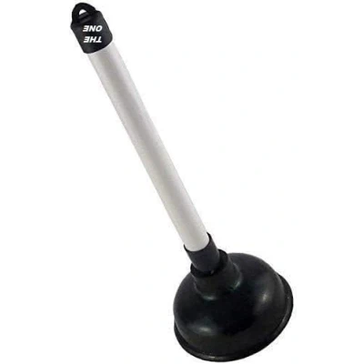 Image of THE ONE Powerful Sink Plunger and Unblocker Toilet for Kitchen Heavy Duty Tool to Easily Clear All Blocked Shower Drain Bathroom