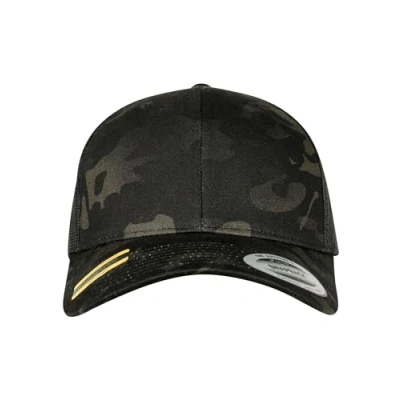 Image of Flexfit Retro Trucker Multicam Cap black, Size: One Size, Black