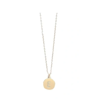 Image of Kate Spade New York E Mini Pendant, Gold